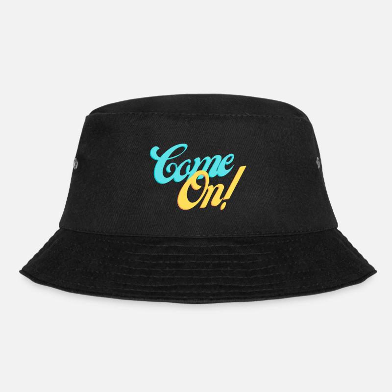 Komm schon! Komm mit uns! - Bucket Hat - Schwarz