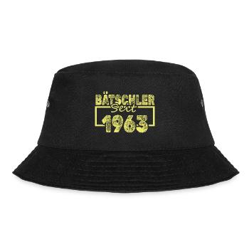 Jungeselle 1963 - Bucket Hat - Schwarz - Vorne - Lela (165cm)