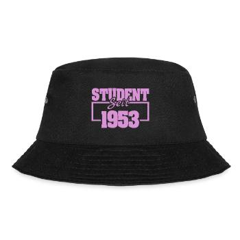 Student 1953 - Bucket Hat - Schwarz - Vorne - Lela (165cm)