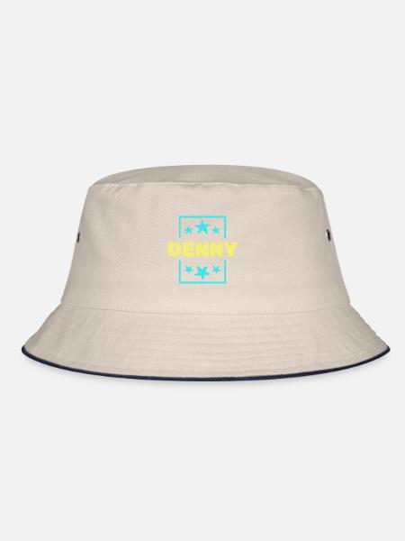 Denny Denny - Bucket Hat - ecru/navy - Front