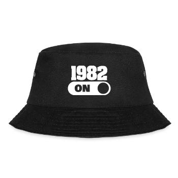 1982 - Bucket Hat - Schwarz - Vorne - Lela (165cm)