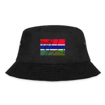 Gift for Gambia - Bucket Hat - black - Front - Lela (165cm)