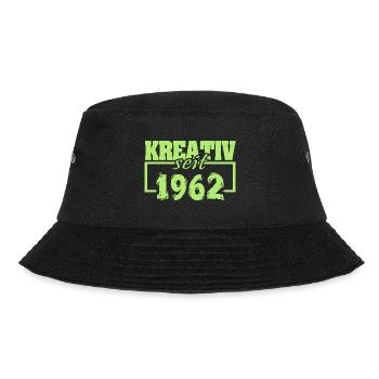 1962 - Bucket Hat - Schwarz - Vorne - Lela (165cm)