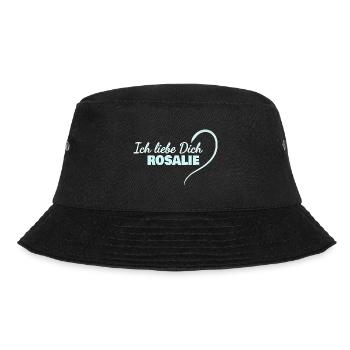 Geschenk für Rosalie - Bucket Hat - Schwarz - Vorne - Lela (165cm)