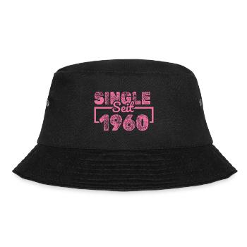 1960 - Bucket Hat - Schwarz - Vorne - Lela (165cm)