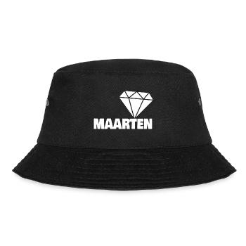 Maarten als Edel - Bucket Hat - Schwarz - Vorne - Lela (165cm)
