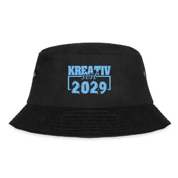 2029 - Bucket Hat - Schwarz - Vorne - Lela (165cm)