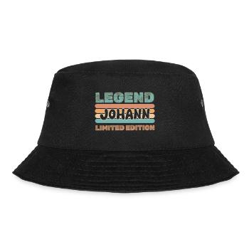 First name Johann - Bucket Hat - black - Front - Lela (165cm)