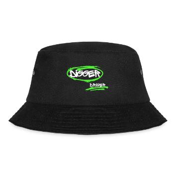 DIGGER DRIVER 1 - Bucket Hat - Schwarz - Vorne - Lela (165cm)