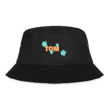 Vorname Tom - Bucket Hat - Schwarz - Vorne - Lela (165cm)