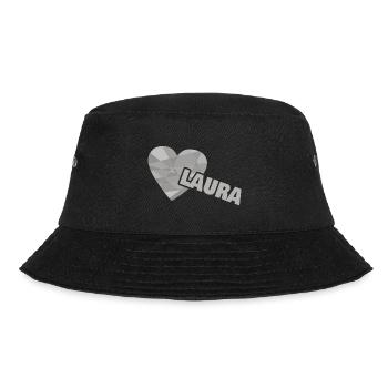 Laura - Bucket Hat - Schwarz - Vorne - Lela (165cm)