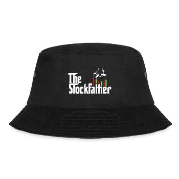 The Stockfather Trader Finance Shareholder Bear Bu - Bucket Hat - Schwarz - Vorne - Lela (165cm)