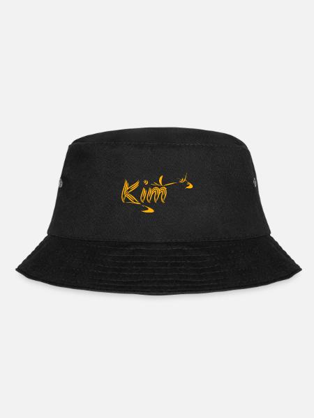 Geschenkidee Kim - Bucket Hat - Schwarz