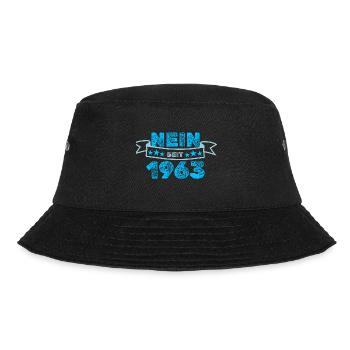 Niemals 1963 - Bucket Hat - Schwarz - Vorne - Lela (165cm)