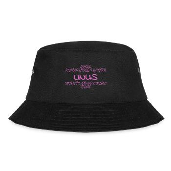 First name Linus - Bucket Hat - black - Front - Lela (165cm)