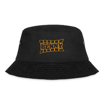 Name Benny - Bucket Hat - Schwarz - Vorne - Lela (165cm)
