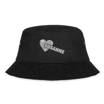Dear Susanne, - Bucket Hat - black - Front - Lela (165cm)