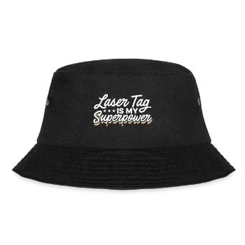 Lasertag Is My Superpower Lasertag Player Lasertag - Bucket Hat - Schwarz - Vorne - Lela (165cm)