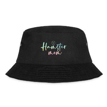 Hamster Mom Animal Lover Pet Owner Rodents Hamster - Bucket Hat - Schwarz - Vorne - Lela (165cm)