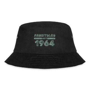 1964 - Bucket Hat - Schwarz - Vorne - Lela (165cm)