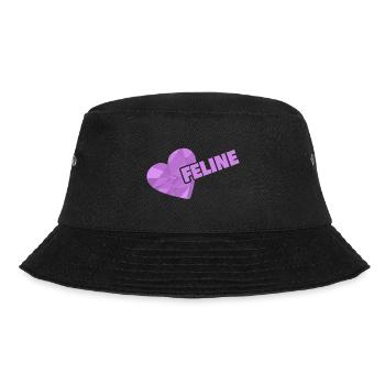Geschenk für Feline - Bucket Hat - Schwarz - Vorne - Lela (165cm)