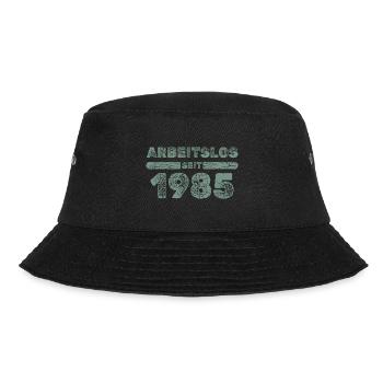 1985 - Bucket Hat - Schwarz - Vorne - Lela (165cm)