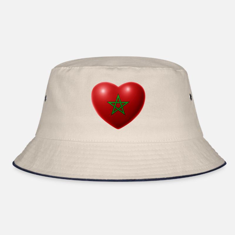 Heart (Morocco / Morocco) Bucket Hat