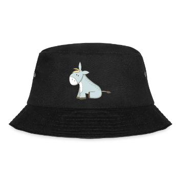 Esel - Bucket Hat - Schwarz - Vorne - Lela (165cm)