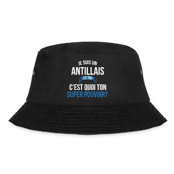 Antillais super pouvoir homme - Bob - noir - Devant - Lela (165cm)