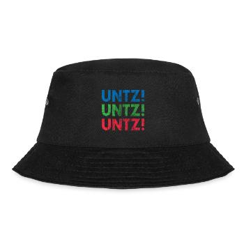 EDM Elektronische Tanzmusik Techno Rave - Bucket Hat - Schwarz - Vorne - Lela (165cm)