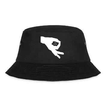 Hole game hole cool looking in the palm of your hand gift - Bucket Hat - black - Front - Lela (165cm)