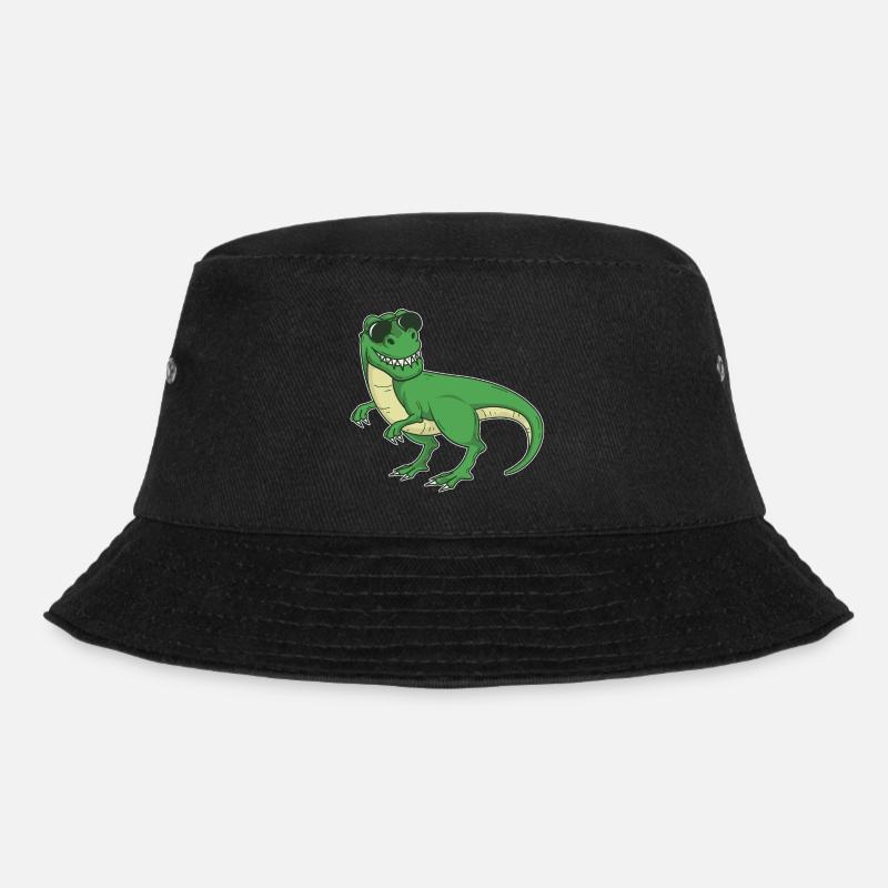Cool Tyrannosaurus Rex - Dinosaurier T-Rex - Bucket Hat - Schwarz