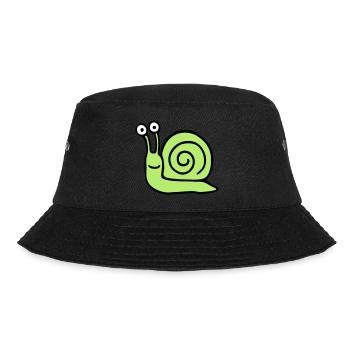 Schnecke 5.3 - Bucket Hat - Schwarz - Vorne - Lela (165cm)