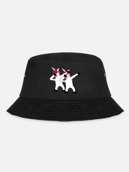 2 freunde team paar crew party feiern club dabbing - Bucket Hat - Schwarz