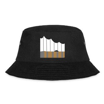 Elbphilharmonie Hamburg - Bucket Hat - Schwarz - Vorne - Lela (165cm)