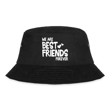 we are best friends forever i 1c - Bucket Hat - black - Front - Lela (165cm)
