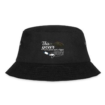 Halibut anglers in Norway/Iceland bigger boat - Bucket Hat - black - Front - Lela (165cm)