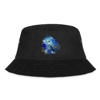 Eule - Bucket Hat - Schwarz - Vorne - Lela (165cm)