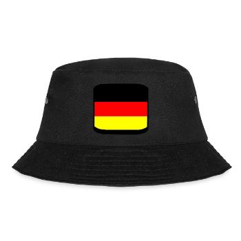 Deutschland - Bucket Hat - Schwarz - Vorne - Lela (165cm)