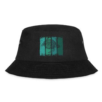 Schildkröte - Bucket Hat - Schwarz - Vorne - Lela (165cm)