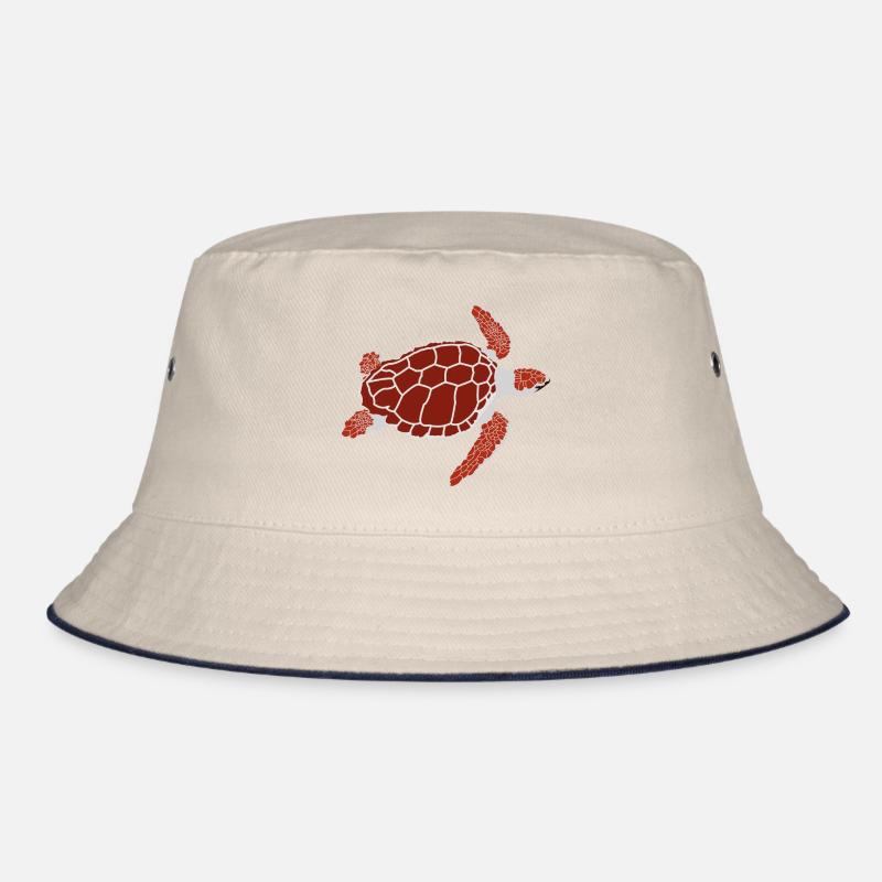 Schildkröte (rot) Bucket Hat
