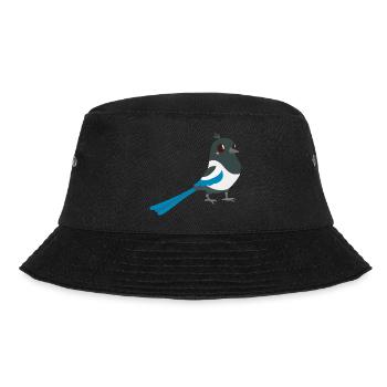 Elster - Bucket Hat - Schwarz - Vorne - Lela (165cm)