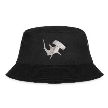 Großer Hammerhai, Hai, Haifisch - Bucket Hat - Schwarz - Vorne - Lela (165cm)
