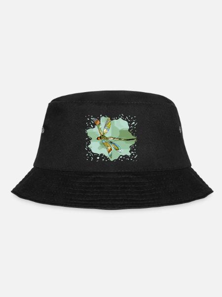 Libelle - Bucket Hat - Schwarz