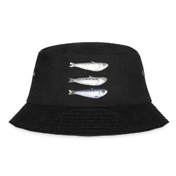 Sardine - Bucket Hat - Schwarz - Vorne - Lela (165cm)