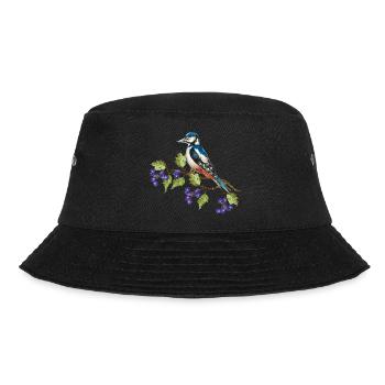 Bunter Vogel - Bucket Hat - Schwarz - Vorne - Lela (165cm)