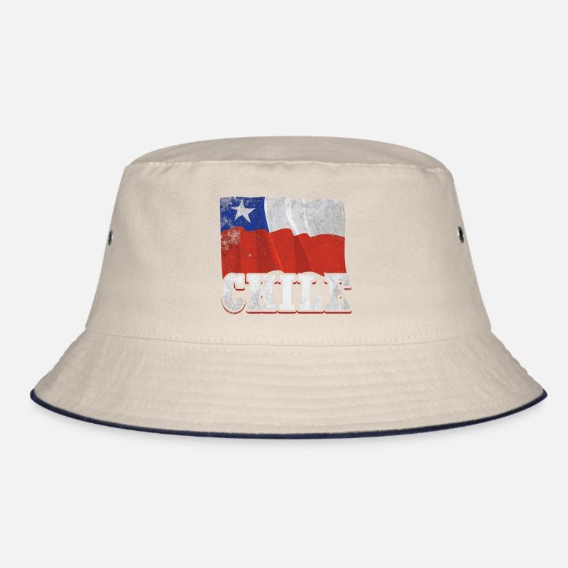 Chile flag Bucket Hat