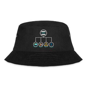 Data Analysis Data Geek Engineering Business - Bucket Hat - black - Front - Lela (165cm)