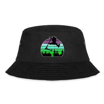 Escooter Scooter Stunt - Bucket Hat - Schwarz - Vorne - Lela (165cm)