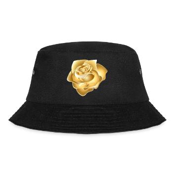 Goldene Rose - Bucket Hat - Schwarz - Vorne - Lela (165cm)